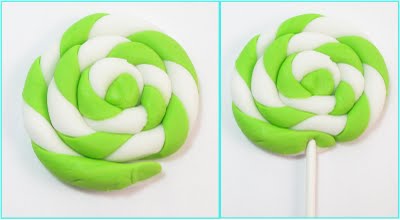 swirly fondant lollipops 