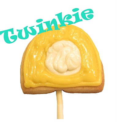 Hostess cookies , Twinkies, HoHos, SnowBalls and CupCakes cookie pops 