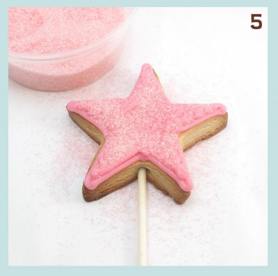 fairy wand cookies