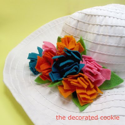 fondant flower cookies 