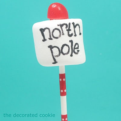 North Pole cupcakes 