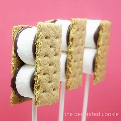 s'mores on a stick