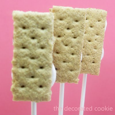 s'mores on a stick
