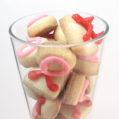 hugs and kisses cookies, bite sized cookies for Valentine's Day 