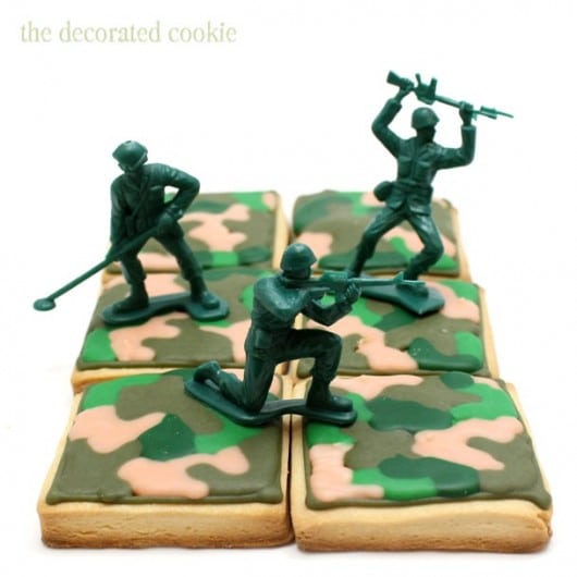 camo cookies