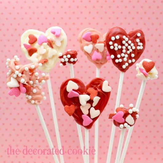 kid-friendly candy pops for Valentine's Day 