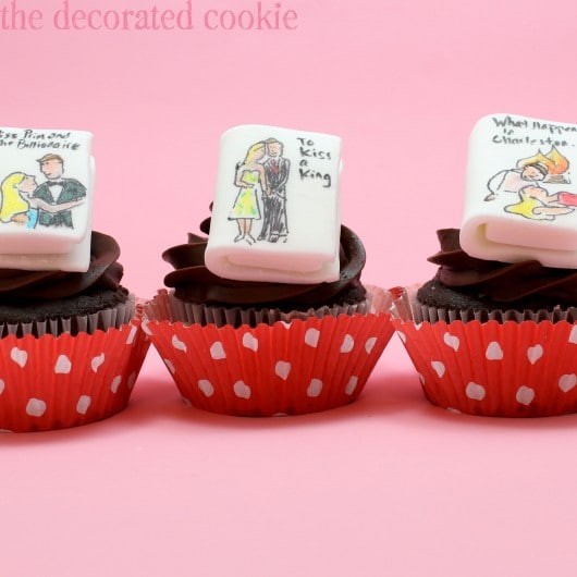  romance novel cupcakes