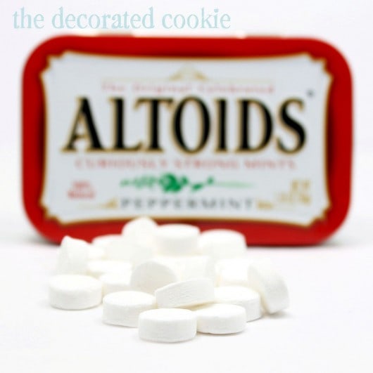 mint chocolate Altoids® cookies... with Wrigley candy