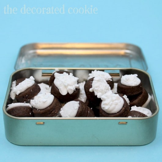 mint chocolate Altoids® cookies... with Wrigley candy