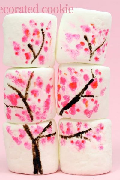 cherry blossom marshmallows