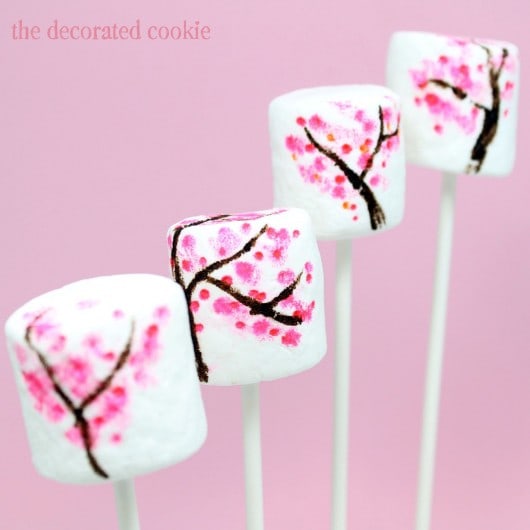 cherry blossom marshmallows 