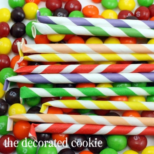 Skittles Straws Skittles pixie sticks DIY candy