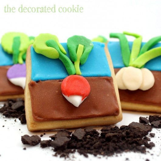 vegetable garden cookies