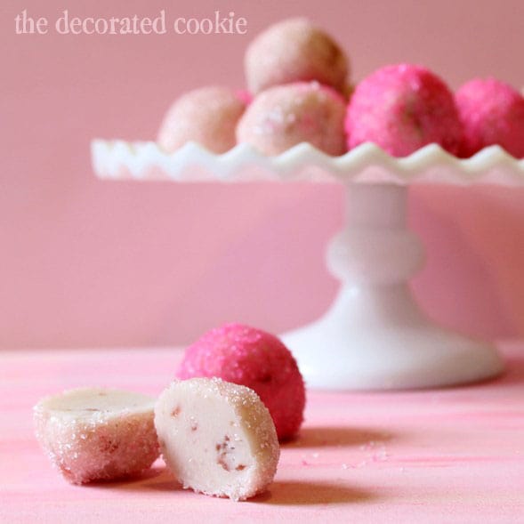 strawberry truffles 