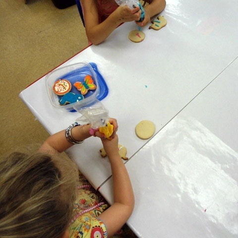 cookie decorating with kids