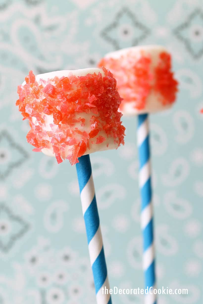 easy dessert for 4th of July Pop Rocks marshmallows