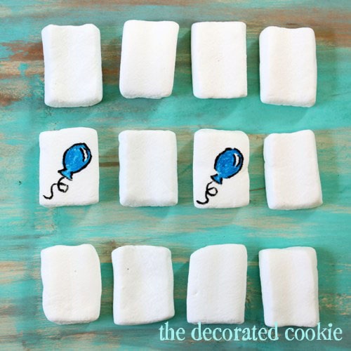 marshmallow playing cards and memory game