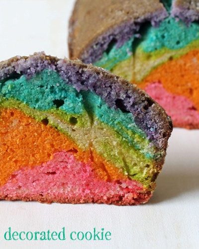rainbow pound cake