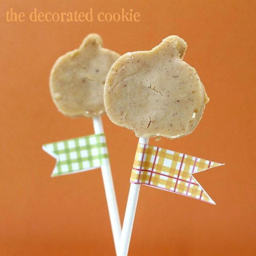 pumpkin fudge on a stick