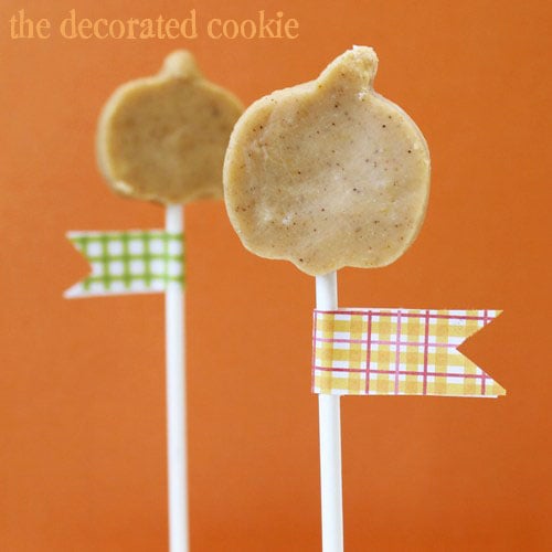 pumpkin fudge on a stick