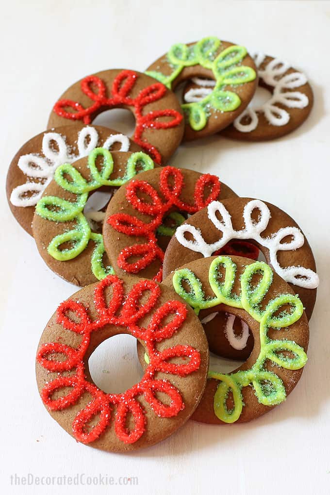 GINGERBREAD COOKIE RINGS 