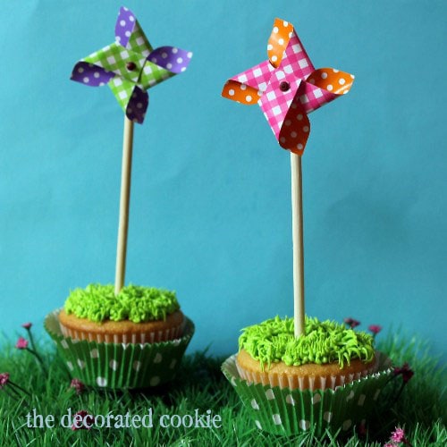 pinwheel cupcakes for summer