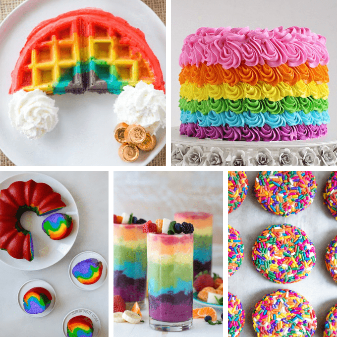 rainbow party food ideas