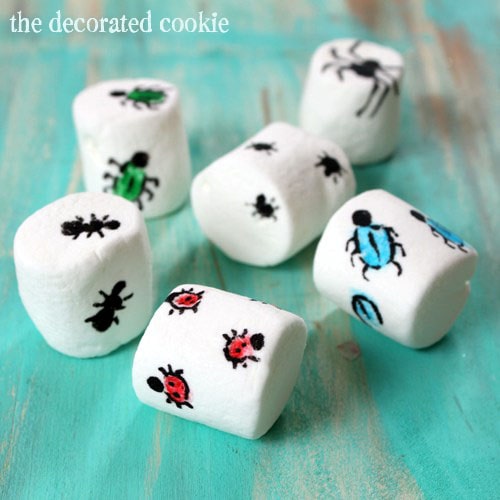 crawling bug marshmallows