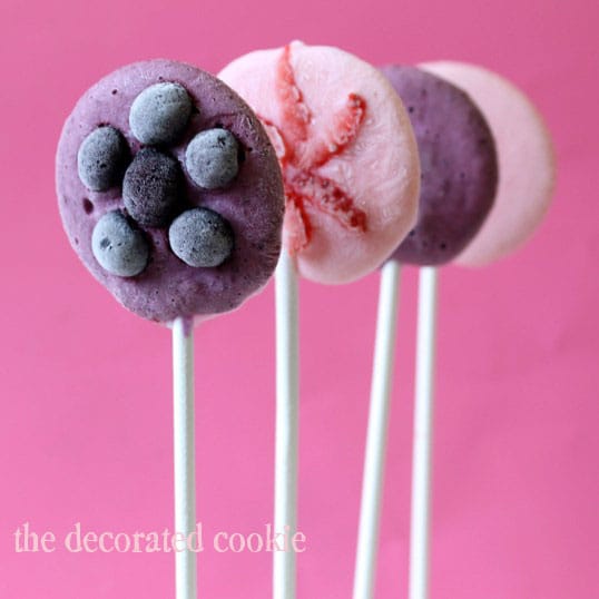 frozen yogurt pops