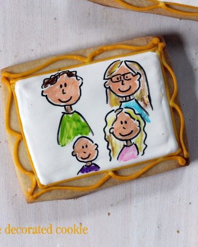 family portrait cookies