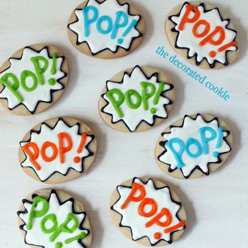 POP cookies for 4th of July or Father's Day 