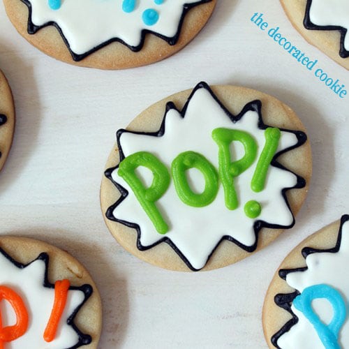POP cookies for 4th of July or Father's Day 
