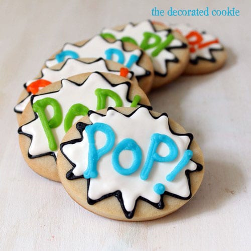 POP cookies for 4th of July or Father's Day 