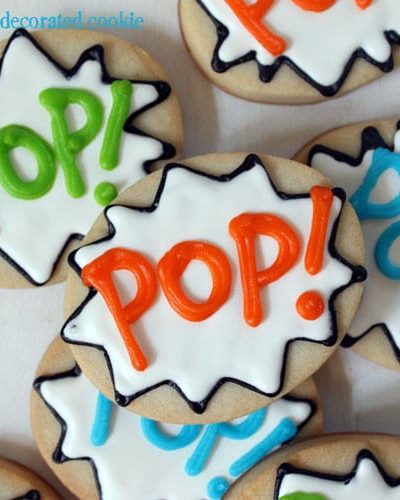 POP cookies for 4th of July or Father's Day