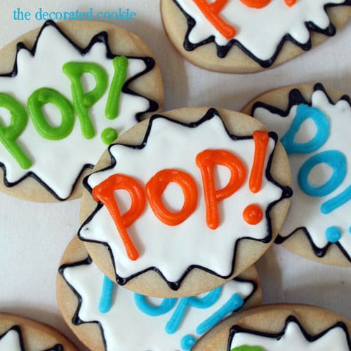 POP cookies for 4th of July or Father's Day 