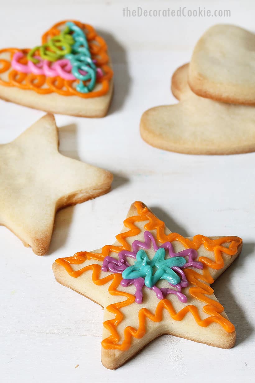how to make vegan cut-out cookies and vegan frosting for cookie decorating 