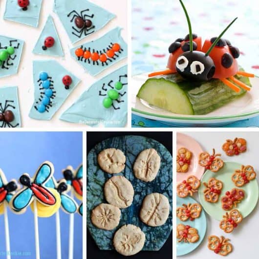 15 BUG PARTY FOOD IDEAS -- fun snacks and treats for kids.
