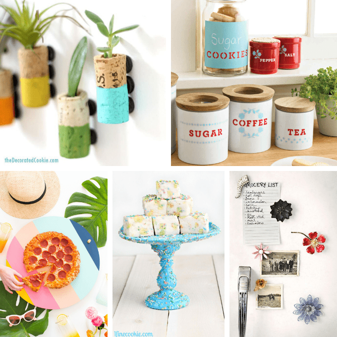 36 AWESOME DIY KITCHEN CRAFTS -- Projects for your kitchen.