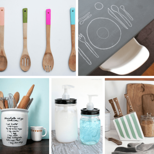 36 AWESOME DIY KITCHEN CRAFTS -- Projects for your kitchen.