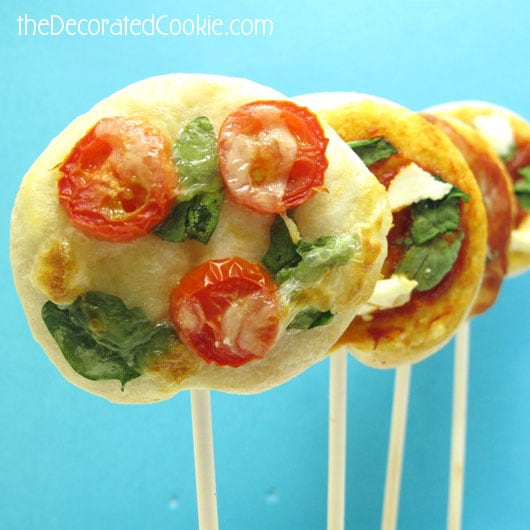 pizza on a stick