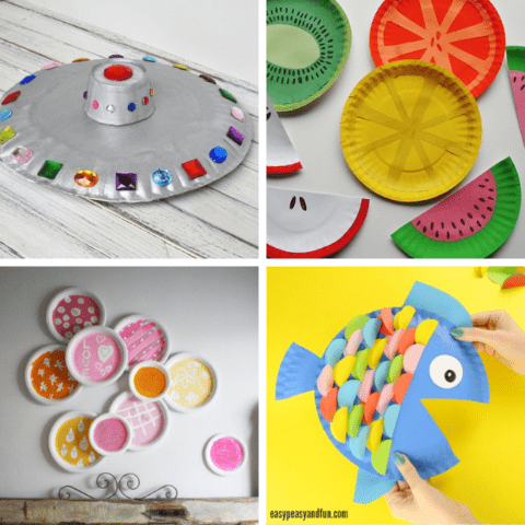 PAPER PLATE CRAFTS -- 22 paper plate crafts for kids and adults