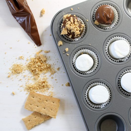 mini s'mores "cupcakes" 