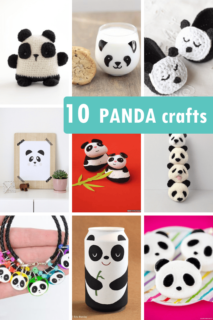 Panda bear crazy! How to make PANDA MARSHMALLOWS and 29 other panda treats and crafts, in honor of the pandas at the National Zoo.