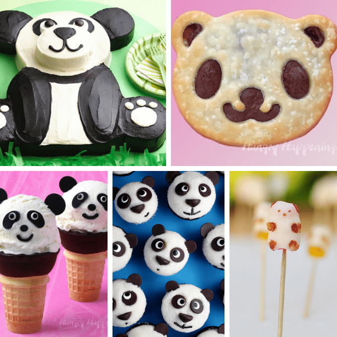 Panda bear crazy! How to make PANDA MARSHMALLOWS and 29 other panda treats and crafts, in honor of the pandas at the National Zoo.