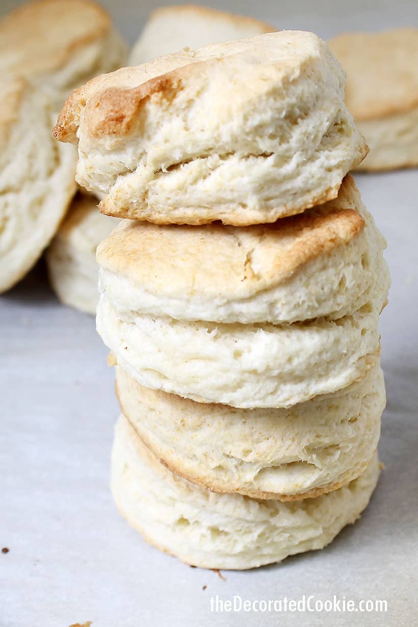 stack of biscuits 
