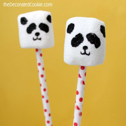 panda bear marshmallows and a roundup of panda bear treats and crafts 