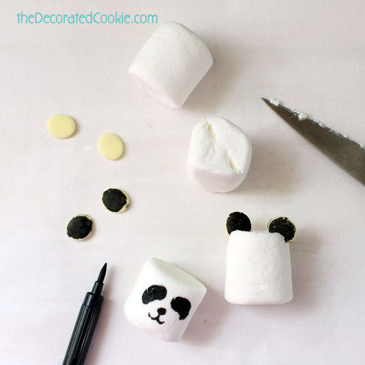 panda bear marshmallows and a roundup of panda bear treats and crafts 