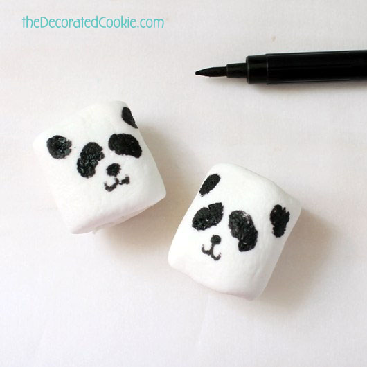 panda bear marshmallows and a roundup of panda bear treats and crafts 