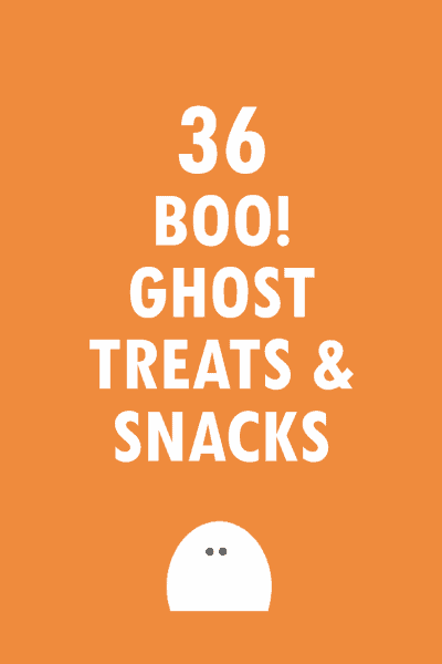 36 ghost-themed treats for HALLOWEEN