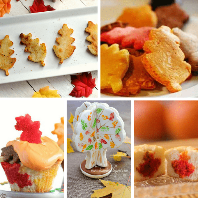 collage of fall desserts 